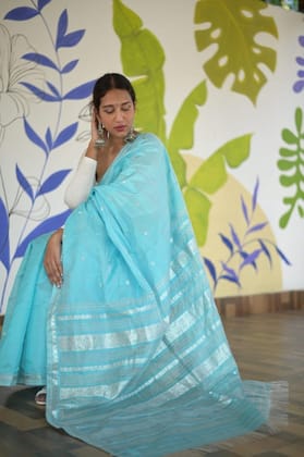 Raw Mulberry Silk Saree