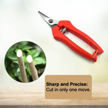 9135 Heavy Duty Stainless Steel Cutter, Nonslip Trimming Scissors Durable Not Easy To Wear for Gardening Pruning Of Fruit Trees Flowers and Plants