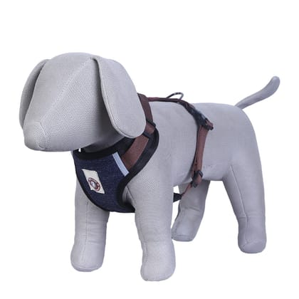 One-Side Padded Harness-Small / Navy Blue