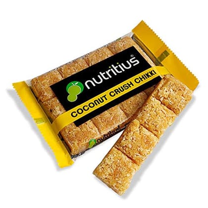Nutritius Coconut Crush Chikki, 125 gm