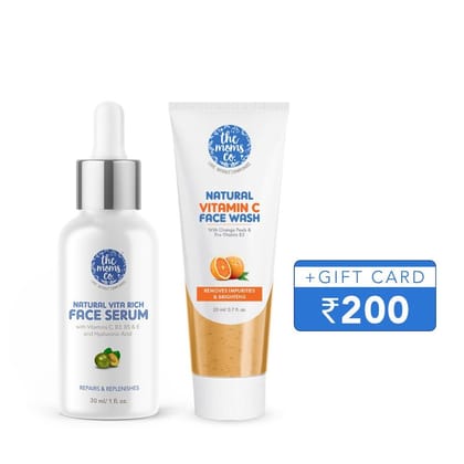 Vita Rich Face Serum + Mini Vitamin C Face Wash (20ML) + Rs.200 GiftCard