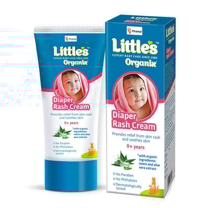 Little's Organix Diaper Rash Cream Contains Organic Aloevera & Neem Extract-50gm