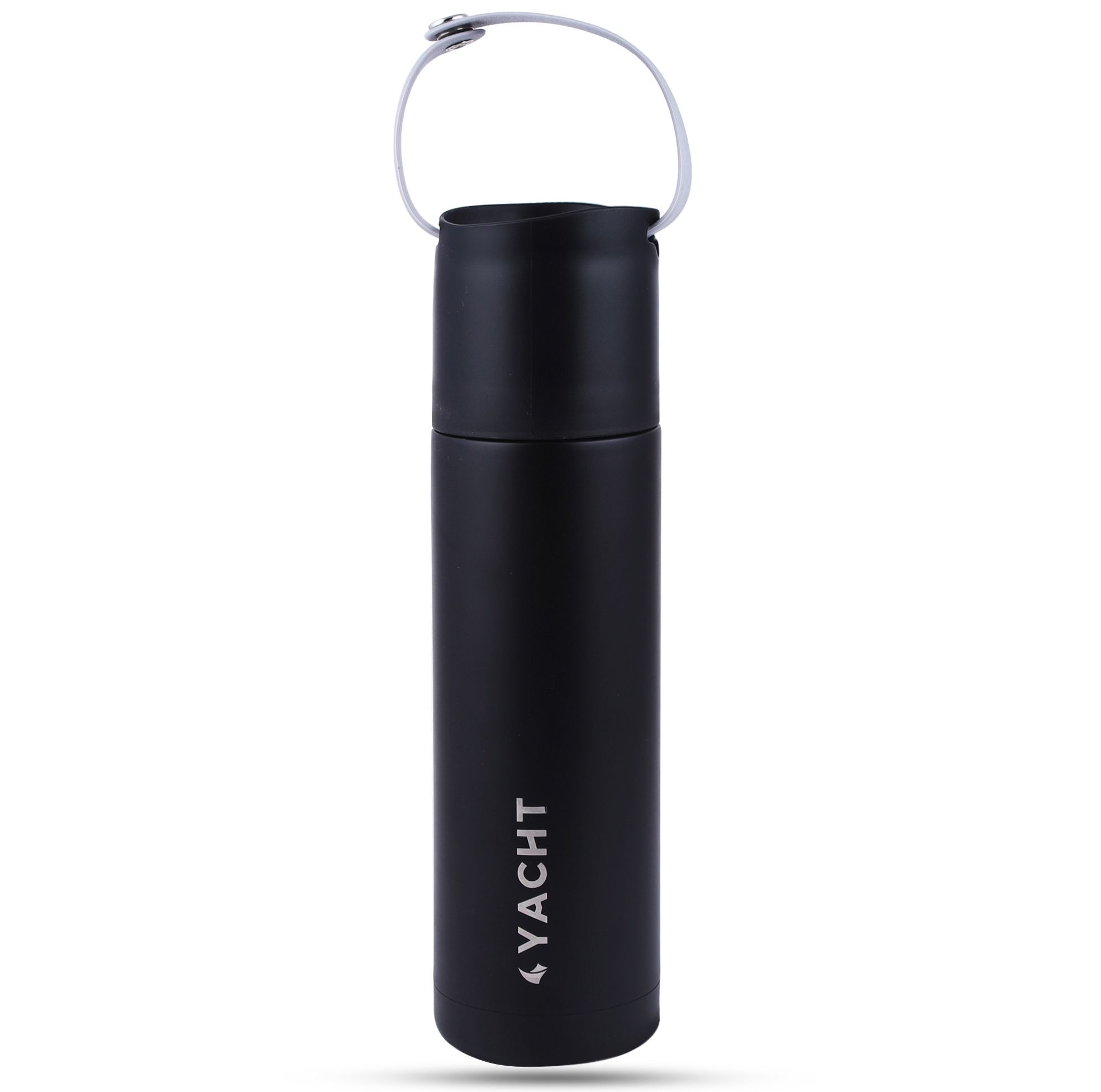 Yacht Vacuum Insulated Hot & Cold Double-Wall Thermosteel Bottle, Revive, Black, 500 ml Flask