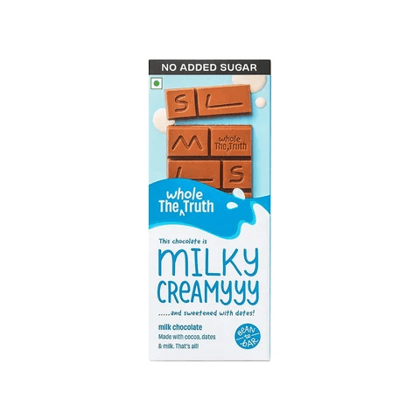 The Whole Truth Milky Creamy Milk Chocolate, 50 gm