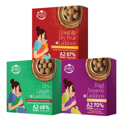 Pack of 3 - A2 Ghee Laddoos For Moms