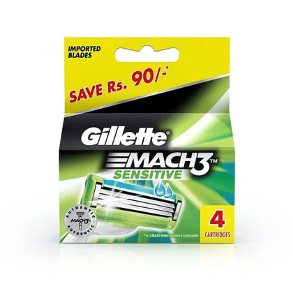 Gillette Mach3 Cartridges, 4 N