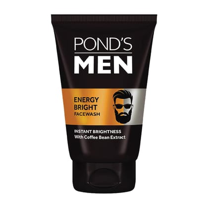 Pond's Men Energy Bright Facewash With Coffee Bean Extracts, (100gm)
