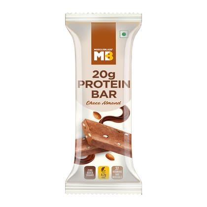 MuscleBlaze 20 g Protein Bar Choco Almond, 65 gm