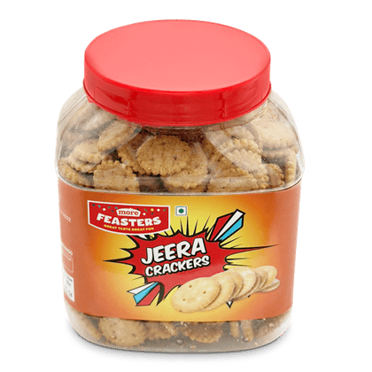 Feasters Jeera Crackers 250 gm Pack