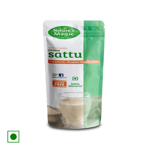 Pro Nature 100% Organic Chana Sattu, 250 gm Pouch