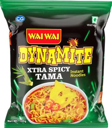 Wai Wai Dynamite Instant Noodles - Extra Spicy Tama 100 g