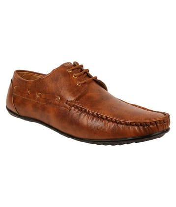 SHOES KINGDOM Lifestyle Tan Casual Shoes - 7