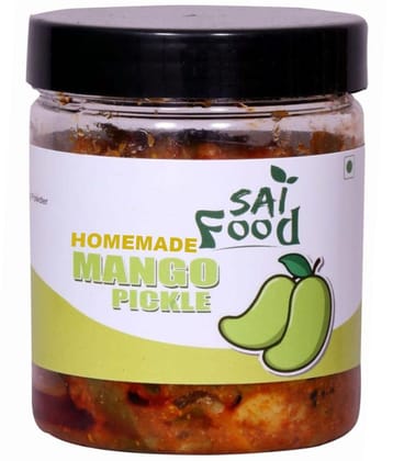 SAi Food HOMEMADE Mango Pickle( Real Taste of Punjabi Pickle) Premium Pickle Jar ||Mouth-Watering Pickle 250 g