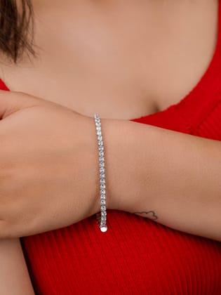 Diamond Brilliance Bracelet-White
