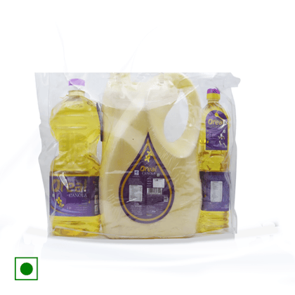 Oreal Canola Oil (Combo 5 + 3), 8 L Pack