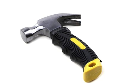Heavy Duty Small Hammer Stubby Mini Claw Hammers Short Handle Rubber Grip