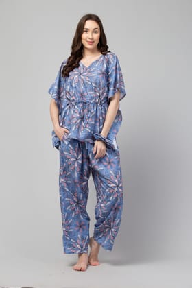 Modular Mosaic Kaftan Set-Small
