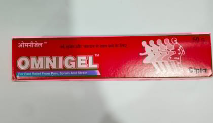 Cipla Omnigel fast relief from pain, sprain and strain 