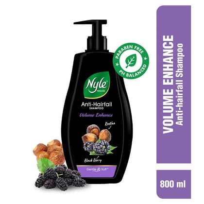 Nyle Naturals Volume Enhance Shampoo with Goodness Of Reetha  Blackberry