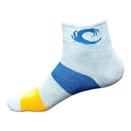 HAYBERG Cotton Ankle Length socks for winter Men Solid Ankle Length Cotton Socks Free Size, Pack of 3 (Multicoloured)