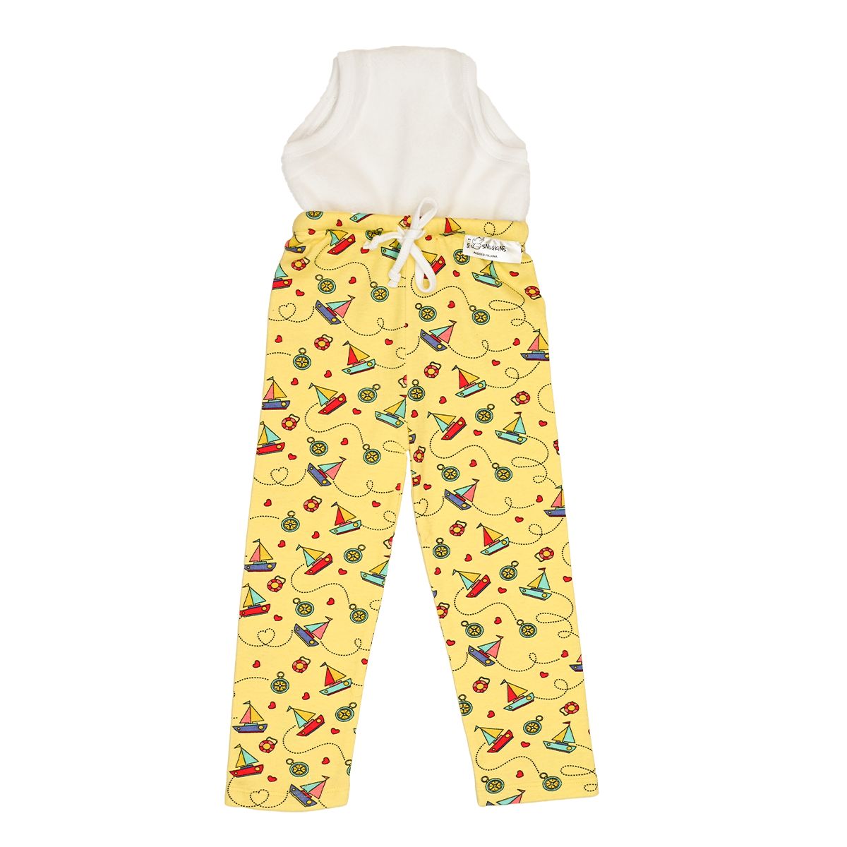 Potty Training Pajamas 3-4 Years Sailing Hearts Print Pack 1-Size 3 (3-4 years)