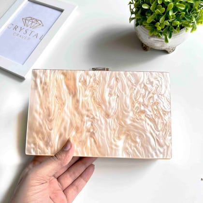 ZIG ZAG | Acrylic Clutch Bag