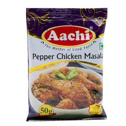 Aachi Masala - Pepper Chicken, 50 g Pouch