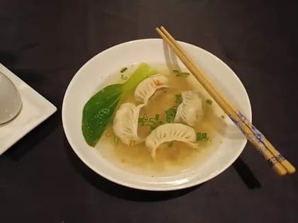 Oriental Dumpling Soup