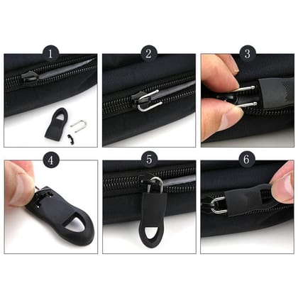 Zipper Pull Tab Zipper Tags Cord Pulls Zipper Extension Zip Fixer for Luggage Suitcase Backpack Jacket Bags Style Metal Zipper Head Zip Fixer Tags Handbag Backpack Plastic (1 Pc / 10 Pc)-10 pc
