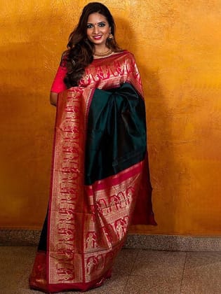 Woven Design Zari Banarasi Saree