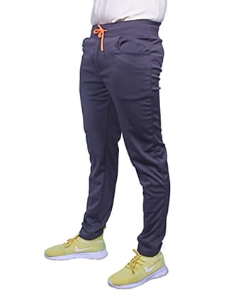 NITYANAND CREATIONS Dry Fit Track Pant for Men (32, Black)