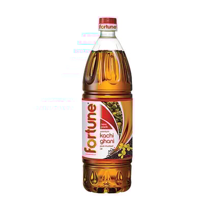 Fortune Premium Kachi Ghani Pure Mustard Oil, 500 ml Bottle