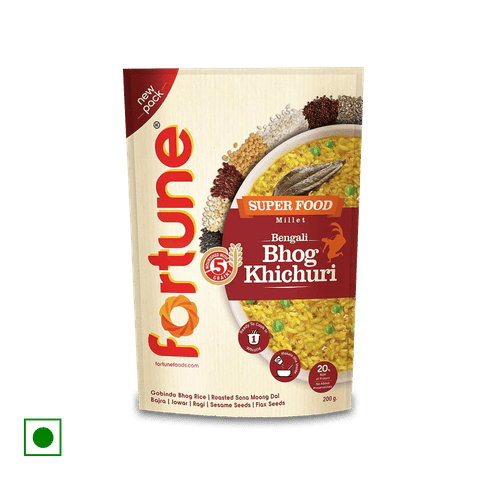 Fortune Super Food Millet Bengali Bhog Khichuri, 200 gm Pack