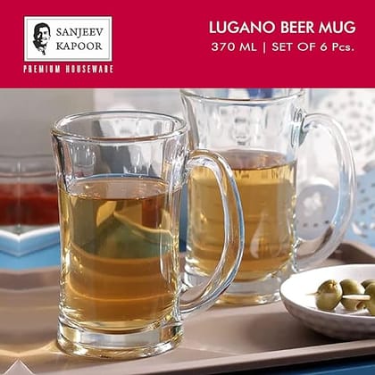 Sanjeev Kapoor Lugano Beer Mug 370 ml