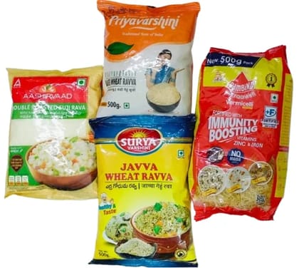 VMM Mummidivaram -Upma Ravva items