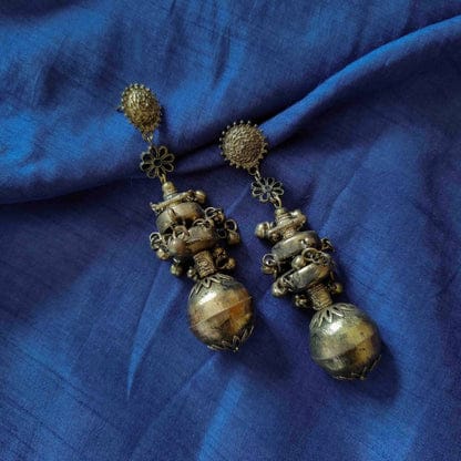 Golden Ball Earrings
