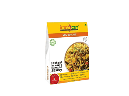 Indian Kitchen Foods Veg. Biryani | Instant Vegetarian/Vegan Meal