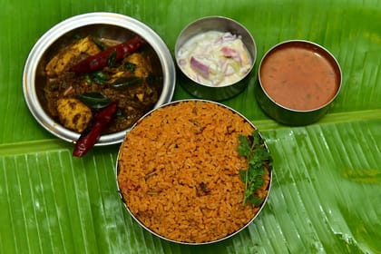 Biryani Rice & Chicken Chukka