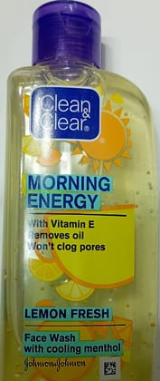 Clean Clear morning energy with vitamin E& Vitamin A Remove oil won't clog pores 50ml