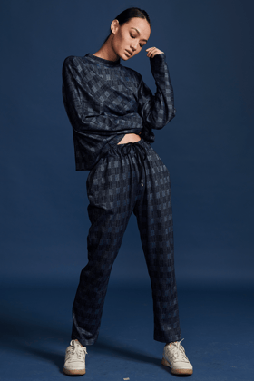 INDIGO KNIT TOP-S / Indigo