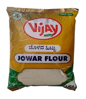 Vijay Foods Flour - Jowar, 1kg Pouch