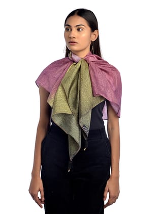 pure silk long scarf-PINK GUAVA - House Of Prana