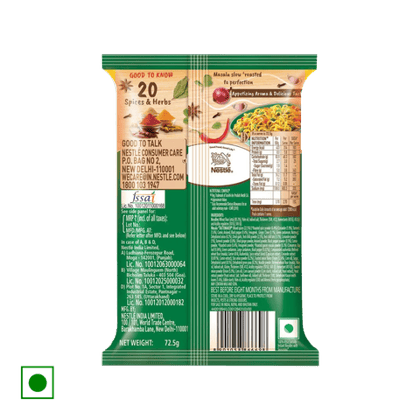 Maggi Masala Veg Atta Noodles, 72.5 gm Pouch