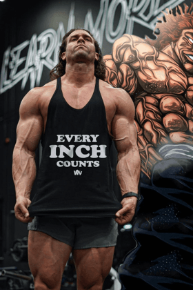 Every Inch Count stringer-S / BLACK