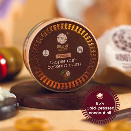 Diaper Rash Coconut Balm for Babies - 50g - Pack of 2-Classic (From 0+ months)