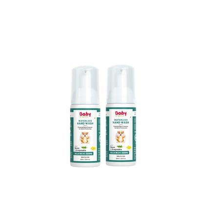 BabyOrgano Waterless Hand Wash - 50ml Pack of 2
