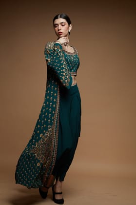 Teal Color Jacket-XS