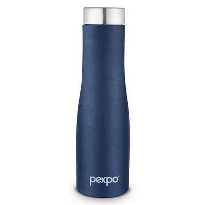 PEXPO Stainless Steel Fridge Water Bottle, 750 ml, Denim Blue, Monaco | Eco-Friendly & Leak-Proof Water Bottle