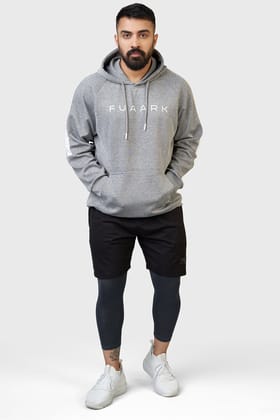 Ignite Melange Hoodie Light Grey-S