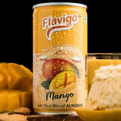 1011 Flavigo Mango Ice Cream Milkshake, 200 ml